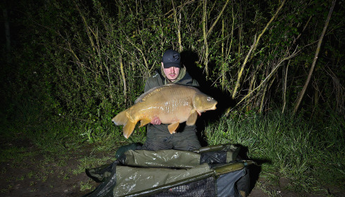 A 38 lb carp from Lepinet North, Ross Munro, Apr 2024