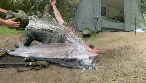 A sturgeon from Lepinet North, Mark Till, Apr 2024