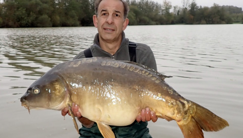 A 50 lb carp from Lepinet North, Keith Demosthenous, Oct 2024