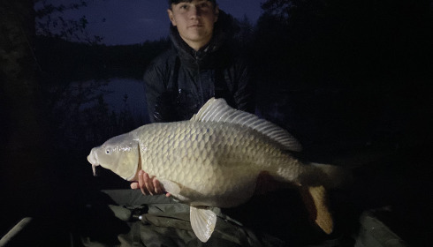 A 43 lb 6 oz carp from Lepinet North, Harry Baxter, Apr 2024