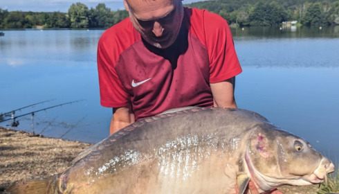 A 59 lb 8 oz fish from Lepinet South, Mirror Carp, Sep 2023