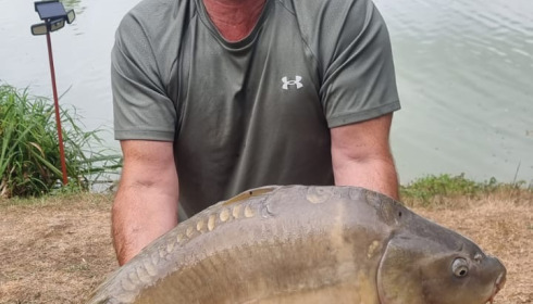 A 35 lb carp from Lillybelle, Mathew Mulligan, Aug 2025