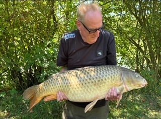 A 40 lb carp from Lillybelle, Chris Browne, Aug 2025