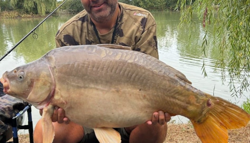 A 30 lb 9 oz carp from Lillybelle, Ian Morris, Aug 2025