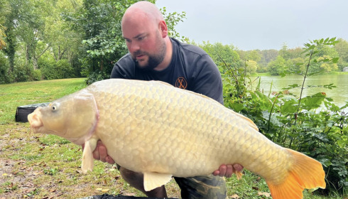 A 34 lb fish from Lillybelle, Aug 2023