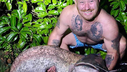 A 55 lb fish from Lillybelle, Greg Sewett, Aug 2023