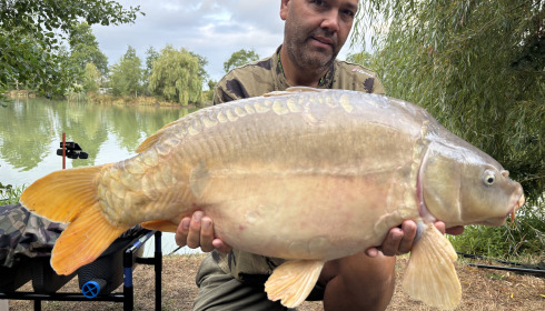 A 28 lb 9 oz carp from Lillybelle, Ian Morris, Aug 2025
