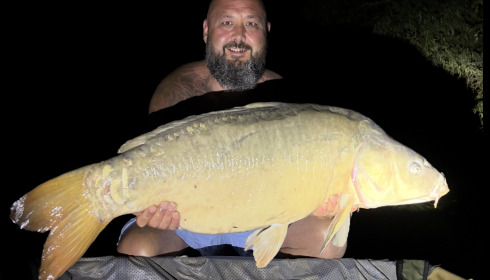 A 37 lb 10 oz carp from Lillybelle, Curtis Morris, Aug 2025