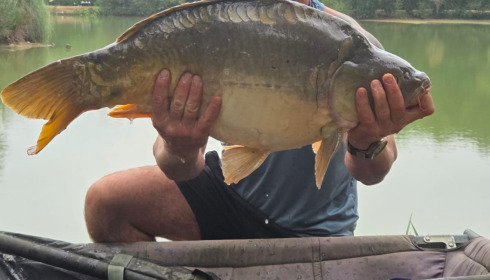 A 27 lb carp from Lillybelle, Dean Mulligan, Aug 2025