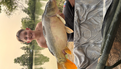 A 28 lb 9 oz carp from Lillybelle, Obi Morris, Aug 2025