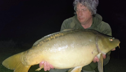 A 27 lb carp from Lillypool, May 2025