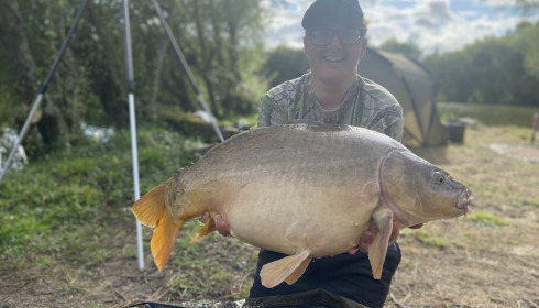 A 24 lb 4 oz carp from Lillypool, Riley Smith, Jul 2024