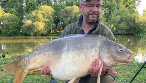 A 30 lb carp from Lillypool, May 2025