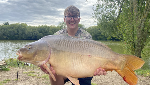 A 38 lb 5 oz carp from Lillypool, Riley Smith, Jul 2024