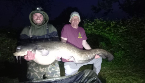 A 70 lb catfish from Lillypool, Nathan Lawrence, Jun 2024