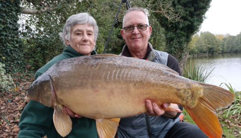 A 25 lb 4 oz fish from Linstant, Mirror, Oct 2024