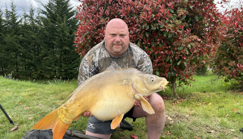 A 32 lb 2 oz carp from Maniere, Apr 2024