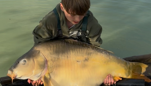 A 60 lb carp from Maniere, Freddie Passingham, Apr 2025