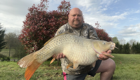 A 29 lb 6 oz carp from Maniere, Paul Hogarth, Apr 2024