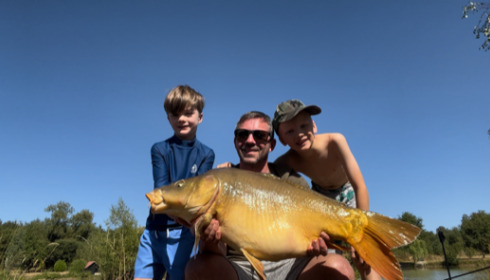 A 39 lb fish from Maniere, Mirror, Aug 2024