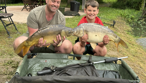 A 20 lb fish from Mas Bas Lotus Lake, Double take, May 2024