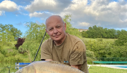 A 22 lb 8 oz carp from Mas Bas Main Lake, Matthew Fox, May 2024