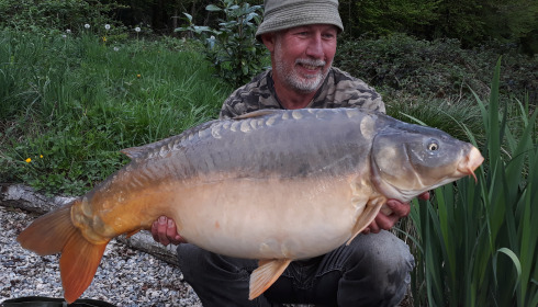 A carp from MDP Lake, Feb 2025