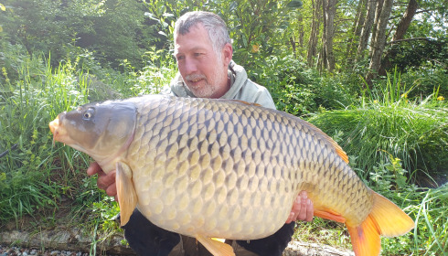 A carp from MDP Lake, Feb 2025