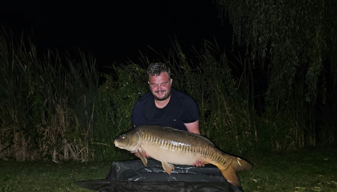 A 34 lb 4 oz carp from Mystique, Daniel Harrison, Jul 2025