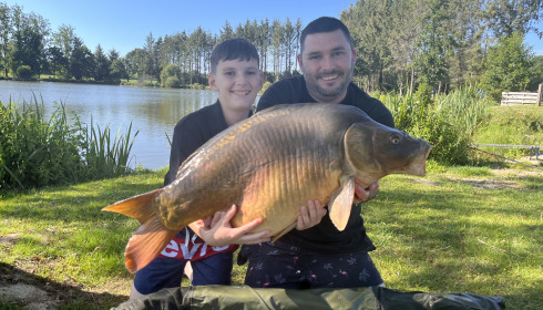 A 29 lb 11 oz fish from Mystique, Archie (12) New PB, Aug 2024