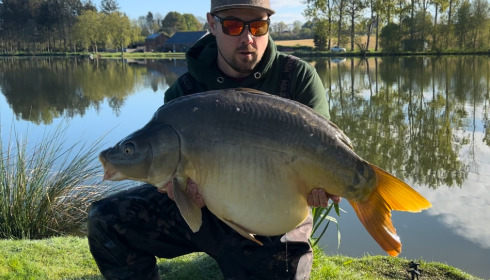 A 42 lb fish from Mystique, Apr 2024
