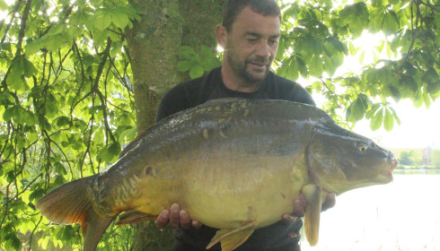 A 34 lb fish from Mystique, May 2024