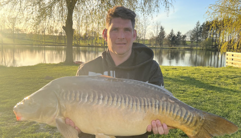 A 39 lb fish from Mystique, Apr 2023