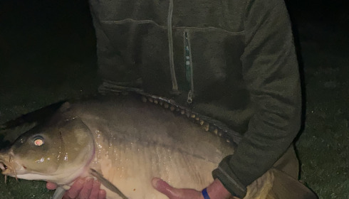 A 28 lb fish from Mystique, May 2024