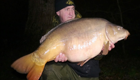 A 46 lb 8 oz carp from Old Oaks, Dec 2024