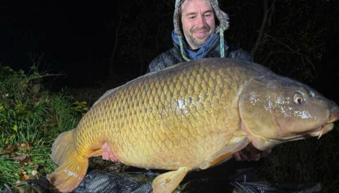 A 82 lb carp from Old Oaks, Nov 2024
