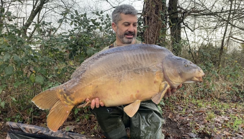 A 45 lb fish from Old Oaks, Dec 2023