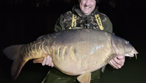 A 66 lb 5 oz fish from Old Oaks, New pb, Nov 2024