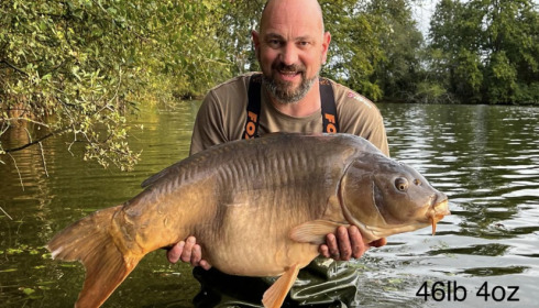 A 46 lb 4 oz fish from Old Oaks, PB Mirror, Sep 2023