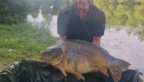 A 41 lb fish from Old Oaks, Jul 2024
