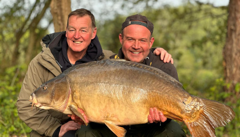 A 53 lb carp from Old Oaks, Apr 2024