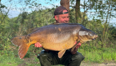 A 51 lb 6 oz carp from Old Oaks, Apr 2024