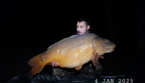 A 53 lb carp from Old Oaks, Jan 2025