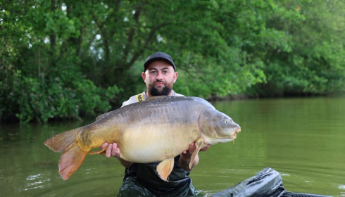 A 44 lb fish from Old Oaks, May 2025