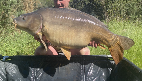 A 55 lb 15 oz fish from Old Oaks, Dave peg 1, Apr 2023