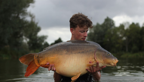 A 49 lb 12 oz fish from Ragon, PB, biggest Mirror, Aug 2023