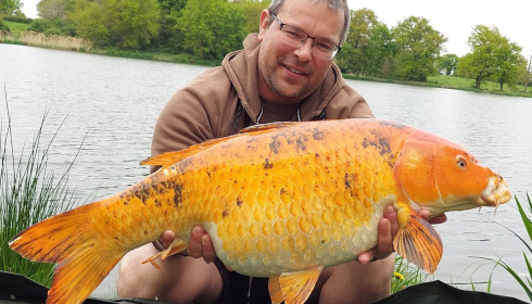 A 20 lb 7 oz carp from Ragon, Apr 2025