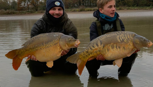 A carp from Ragon, Annual Netting, Jan 2024