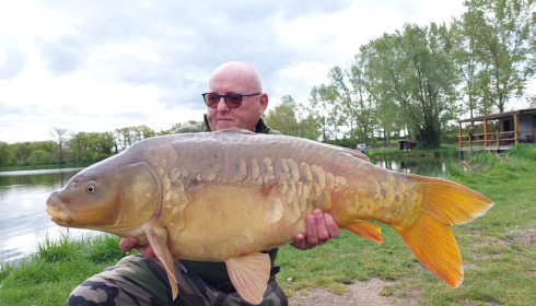 A 29 lb 5 oz carp from Ragon, Chris Lafaille, Apr 2025