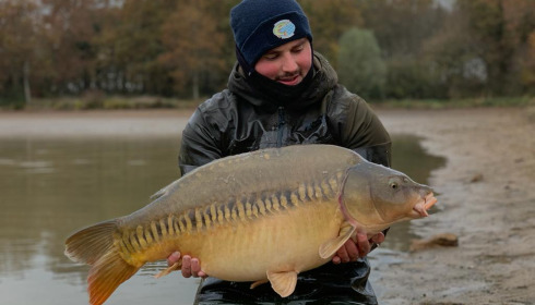 A carp from Ragon, Annual Netting, Jan 2024